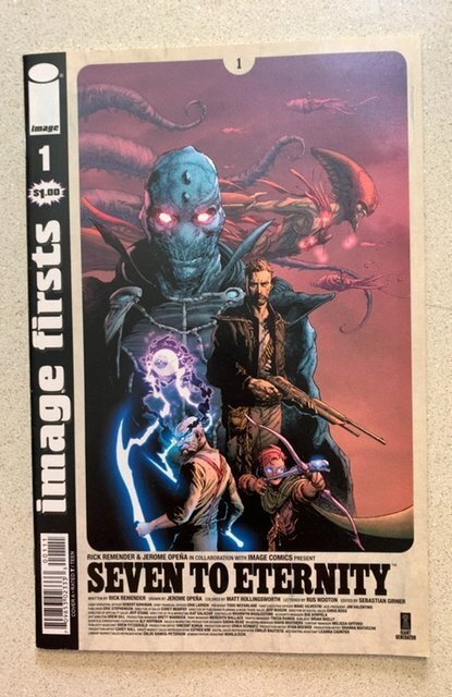 Seven To Eternity #1 Image Firsts Cover (2016) Rick Remender Story Jerome Opena