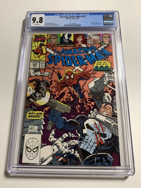 Amazing Spider-man 331 Cgc 9.8 White Pages Marvel 020