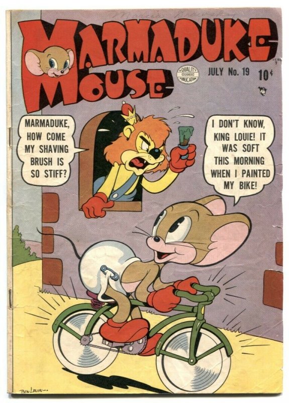 Marmaduke Mouse #19 1950- Golden Age Funny Animals VG+