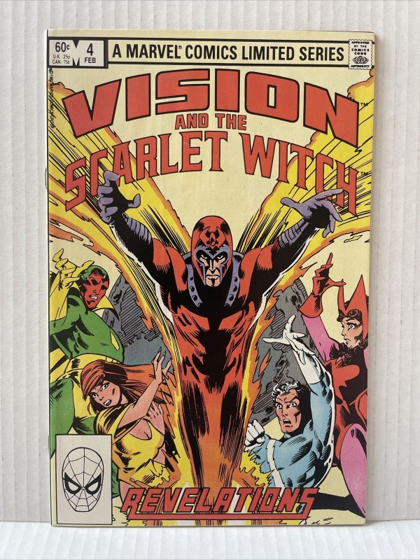 The Vision And The Scarlet Witch  #1 2 3 4 Limited Series 