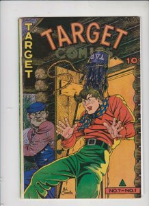 TARGET COMICC VOL#7 #1 1946 NOVELTY PRESS / THE CADET /  SEE PICS