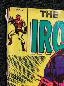 1978 THE INVINCIBLE IRON MAN Yaffa Comics #2 P/G 1.8 Cover Detached