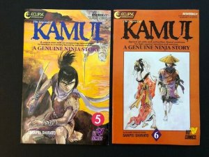 LOT of 10~Eclipse Comics~KAMUI A Genuine Ninja Story #5-11,13,16-17 VF (A184)