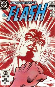 Flash, The (1st Series) #321 VF/NM ; DC | May 1983 Face Punch Cover