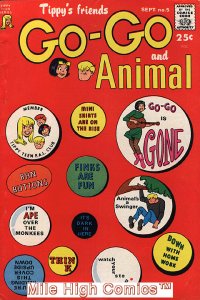 TIPPY'S FRIENDS GO-GO & ANIMAL (1966 Series) #5 Very Good Comics Book