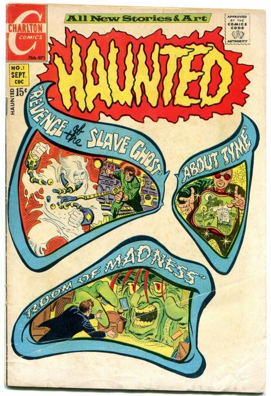 Haunted #1 1971- All Ditko art- Chartlon Horror- Slave Ghost VG