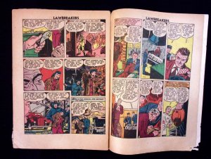 Lawbreakers 8 CHARLTON 1952 Law & Crime Comic Cop Killer Early Dick Giordano Art