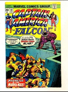 Captain America #187 (1975) Newsstand Wilson Falcon MCU Avengers Mark Jeweler