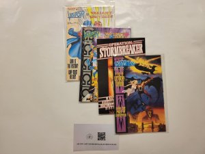 4 Valiant Comics #1 2 Visitor + #1 Shadowman + #1 Operation Stormbreaker 49 TJ7
