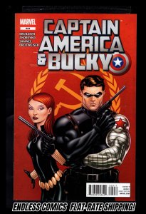 Captain America and Bucky #624 (2012) Winter Soldier! Black Widow!   / SB#5