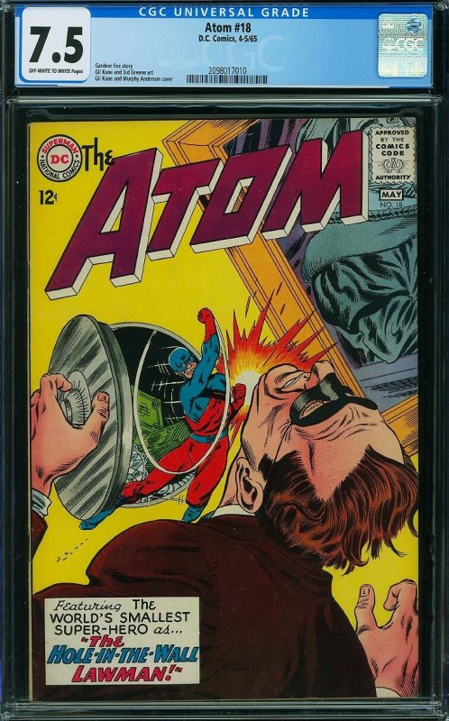 The Atom #18 (DC Comics, 1965) CGC 7.5