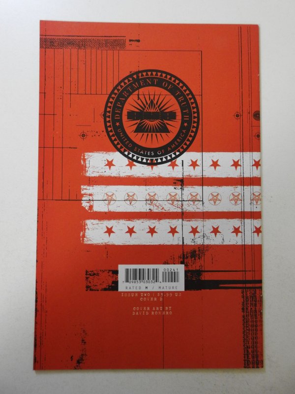 The Department of Truth #2 Variant (2020) NM- Condition! Signed w/ no cert