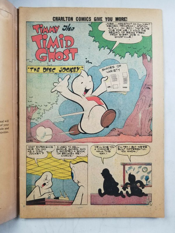 Timmy The Timid Ghost #11 1961 Schiff's Shoes Promo Comic Blue Bird Pub - VG/VG-