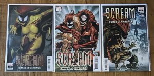 Scream Curse Of Carnage #1,2,4 NM Lot Marvel Comics