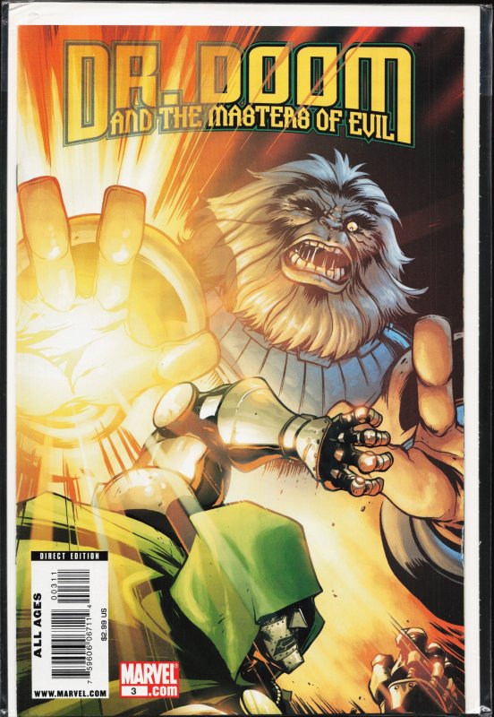 Dr. Doom And The Masters Of Evil #3 (2009) Doctor Doom