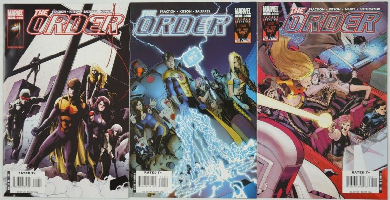 the Order #1-10 VF/NM complete series + variant CALIFORNIA HEROES matt fraction