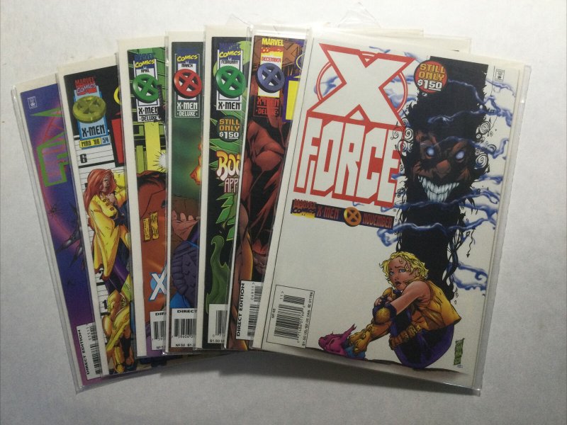 X-Force 48 49 51 52 53 54 55 Lot Run Set Near Mint- Nm- 9.2 Marvel