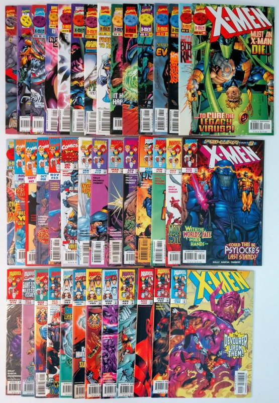 X-MEN V2 50-90, 1st App ONSLAUGHT & DR. CECILIA REYES, HIGH GRADE