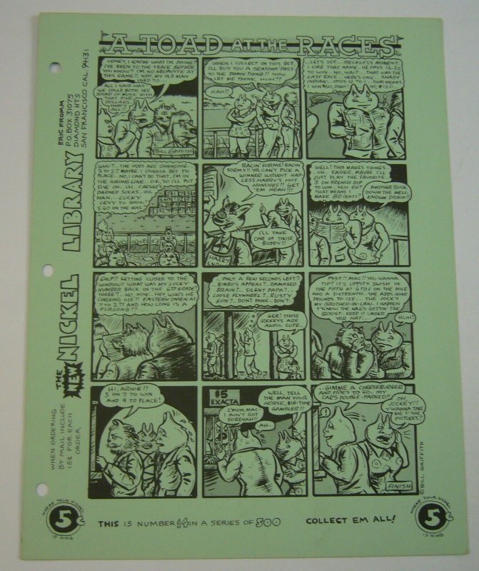 New Nickel Library #14 bill griffith mr. toad underground comix eric fromm 