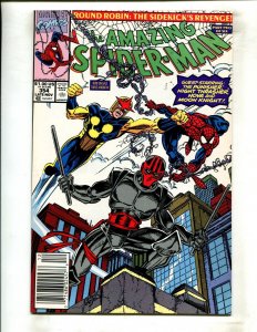 AMAZING SPIDER-MAN #354 (9.2 OB) NEWSSTAND!! 1991