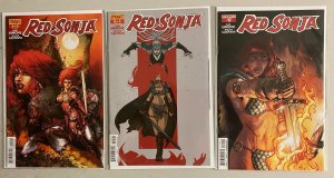 Red Sonja variant covers lot #1-17 Dynamite (8.0 VF) 11 diff (2013 to 2015)
