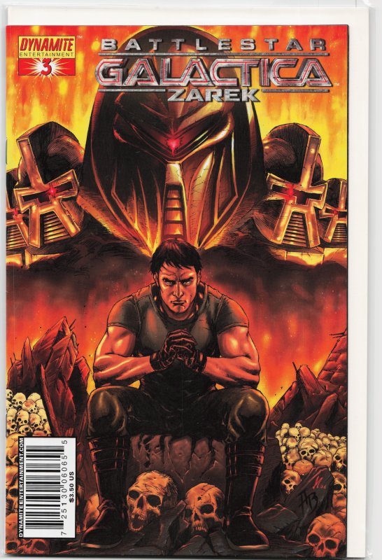 Battlestar Galactica: Zarek #3 Batista Cover (2007) Battlestar Galactica