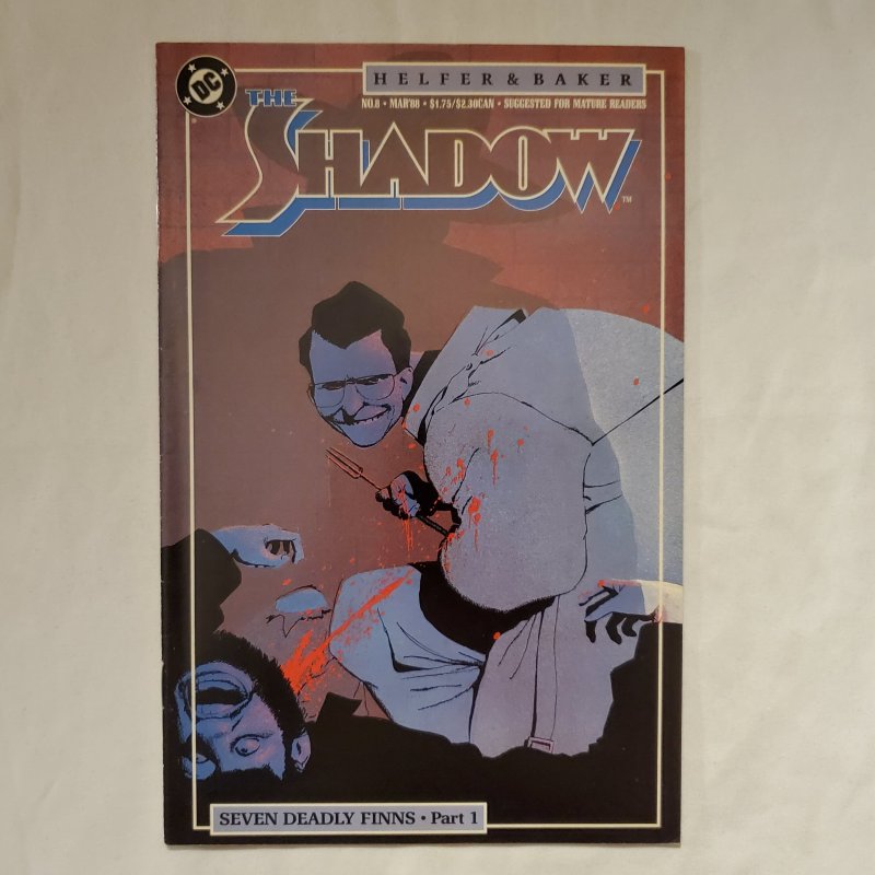 Shadow 8 Very Fine/Near Mint Cover by Kyle Baker