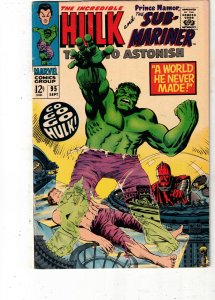 Tales to Astonish #95 (Aug-67) VF/NM Hulk, Namor High Evolutionary WOW! BEANTOWN