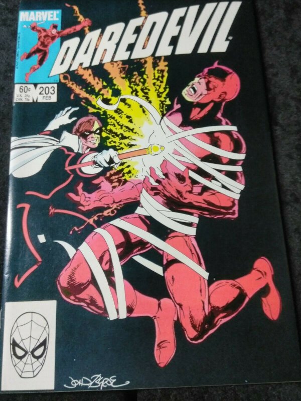 Daredevil #203 (Feb 1984, Marvel) John Byrne cover HIGH GRADE