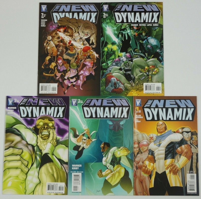 New Dynamix #1-5 VF/NM complete series AFROCENTRIC SUPER HERO kirby art