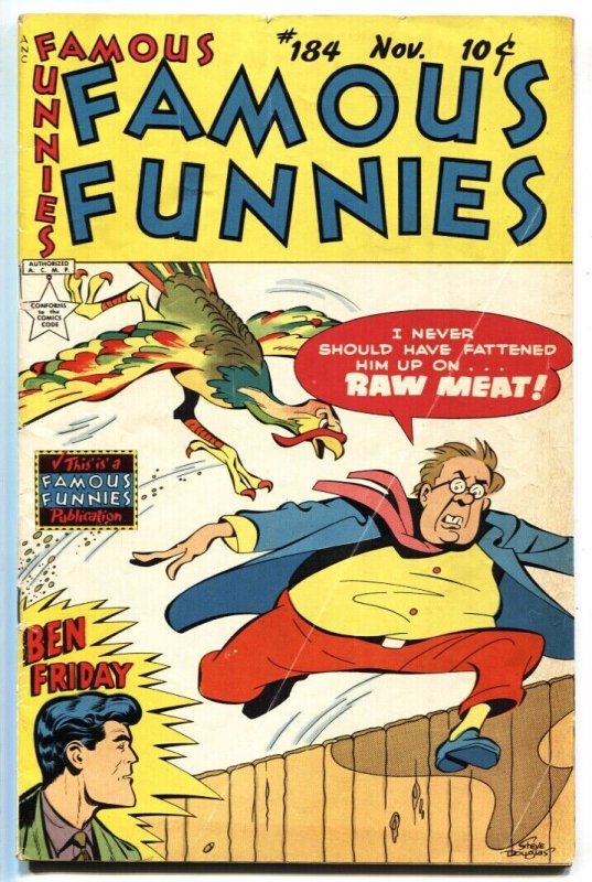 Famous Funnies #184 1949-Buck Rogers-Scorchy Smith-Steve Roper-Bobby Sox