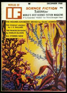 Worlds of If Pulp December 1968- JG Ballard- Harlan Ellison