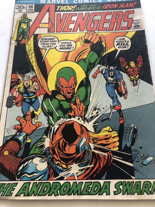 Avengers 96, VG, Adams ..c all my Adams