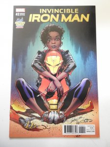 Invincible Iron Man #2 Midtown Comics Exclusive J. Scott Campbell Color Variant