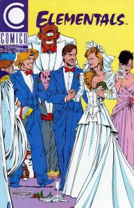 Elementals (Vol. 2) #7 FN ; COMICO | Bill Willingham Wedding Cover
