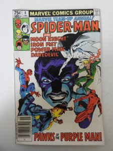 Marvel Team-Up Annual #4 Newsstand Edition (1981) FN Condition!