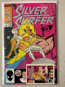 Silver Surfer #1 direct with trading card 7.0 (1987)