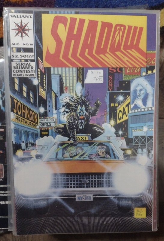 Shadowman #16  1993  Valiant   JACK BONIFACE     BOB HALL KEY 1ST APP DR MARAGE