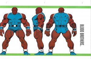 Official Handbook of the Marvel Universe Sheet- Blood Brothers