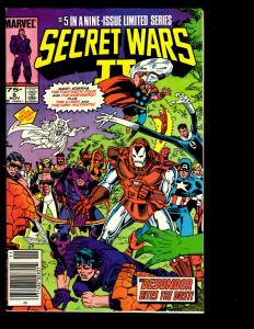 Lot of 9 Secret Wars II Marvel Comic Books 1 2 3 4 5 6 7 8 9 Beyonder DS3