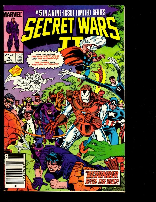 Lot of 9 Secret Wars II Marvel Comic Books 1 2 3 4 5 6 7 8 9 Beyonder DS3