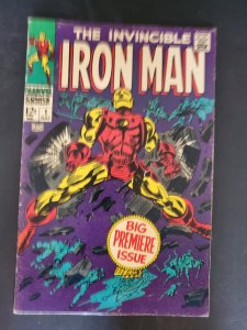 Iron Man #1 (1968) Key Issue: First issue in own book,  Origin retold