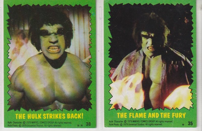 Incredible Hulk Trading Cards(Topps, 1979)