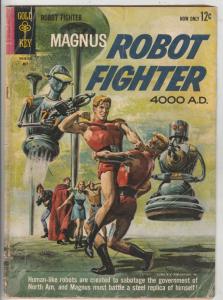 Magnus Robot Fighter #2 (May-63) VG- Affordable-Grade Magnus Robot Fighter