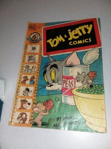 TOM AND JERRY #65 dell comics 1949 golden age funny animal cartoon mgm vintage