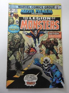 Marvel Premiere #28 (1976) VG Condition moisture stain