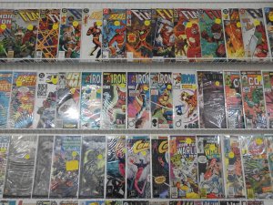 Huge Lot of 140+ Comics W/ Iron Man, Flash, Wolverine Avg. VF- Condition!