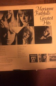 Marianne Faithfull’s greatest hits LP,mint