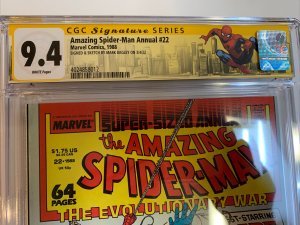 Amazing Spider-Man Annual #22 (CGC SS 9.4) Signed & Sketch Mark Bagley