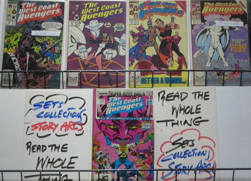 WEST COAST AVENGERS 21 BOOK SAMPLER! Steve Englehart Marvel classics